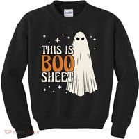 This Is Boo Sheet Funny Ghost Kids Sweatshirt thumb 0