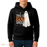 This Is Boo Sheet Funny Ghost Kids Hoodie thumb 4