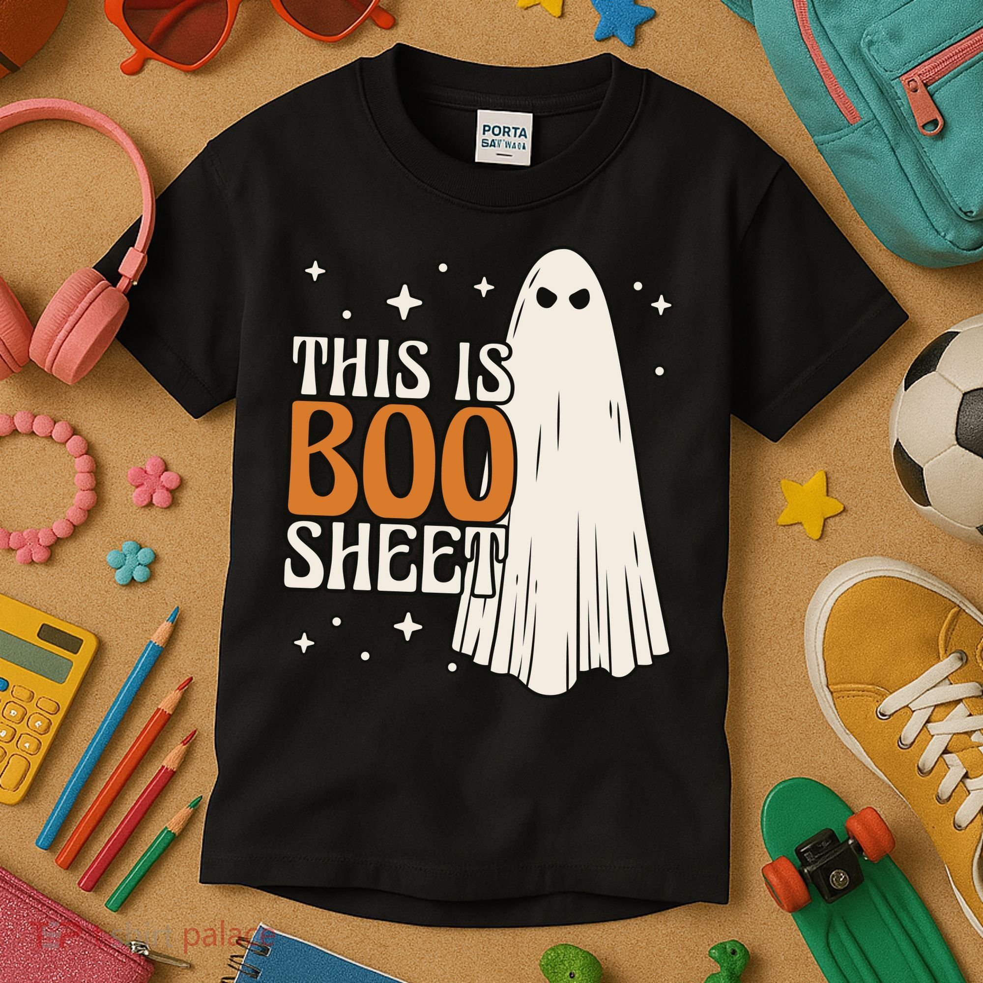 This Is Boo Sheet Funny Ghost Kids T-Shirt