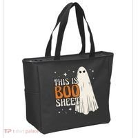 This Is Boo Sheet Funny Ghost Tote Bag thumb 2