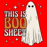 This Is Boo Sheet Funny Ghost Santa Hat thumb 1