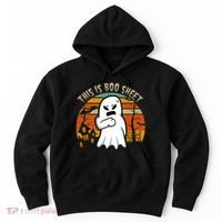 This Is Boo Sheet Ghost Spooky Sunset Funny Hoodie thumb 0