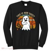 This Is Boo Sheet Ghost Spooky Sunset Funny Sweatshirt thumb 0