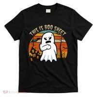 This Is Boo Sheet Ghost Spooky Sunset Funny T-Shirt thumb 0
