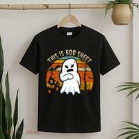 This Is Boo Sheet Ghost Spooky Sunset Funny T-Shirt thumb 2