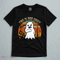 This Is Boo Sheet Ghost Spooky Sunset Funny T-Shirt thumb 5