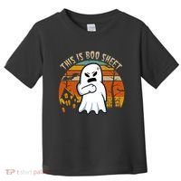 This Is Boo Sheet Ghost Spooky Sunset Funny Toddler T-Shirt thumb 0
