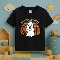This Is Boo Sheet Ghost Spooky Sunset Funny Toddler T-Shirt thumb 3