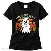 This Is Boo Sheet Ghost Spooky Sunset Funny Women's T-Shirt thumb 0