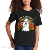 This Is Boo Sheet Ghost Spooky Sunset Funny Kids T-Shirt thumb 2