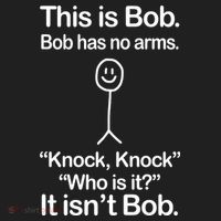 This Is Bob Knock Knock Funny Women's Sweatshirt thumb 2