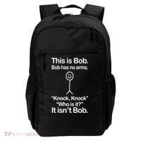 This Is Bob Knock Knock Funny Backpack thumb 0