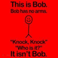 This Is Bob Knock Knock Funny Santa Hat thumb 1