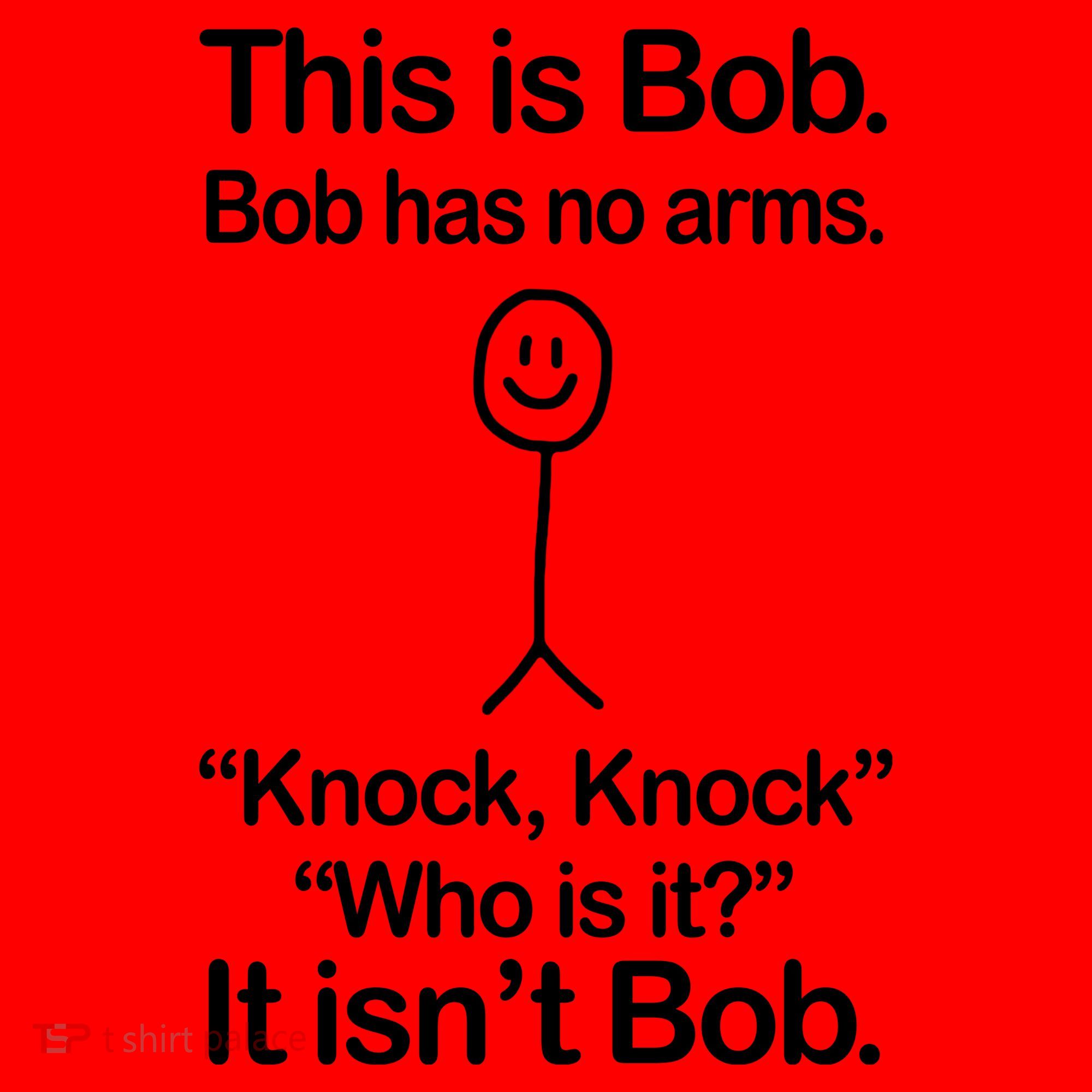 This Is Bob Knock Knock Funny Santa Hat