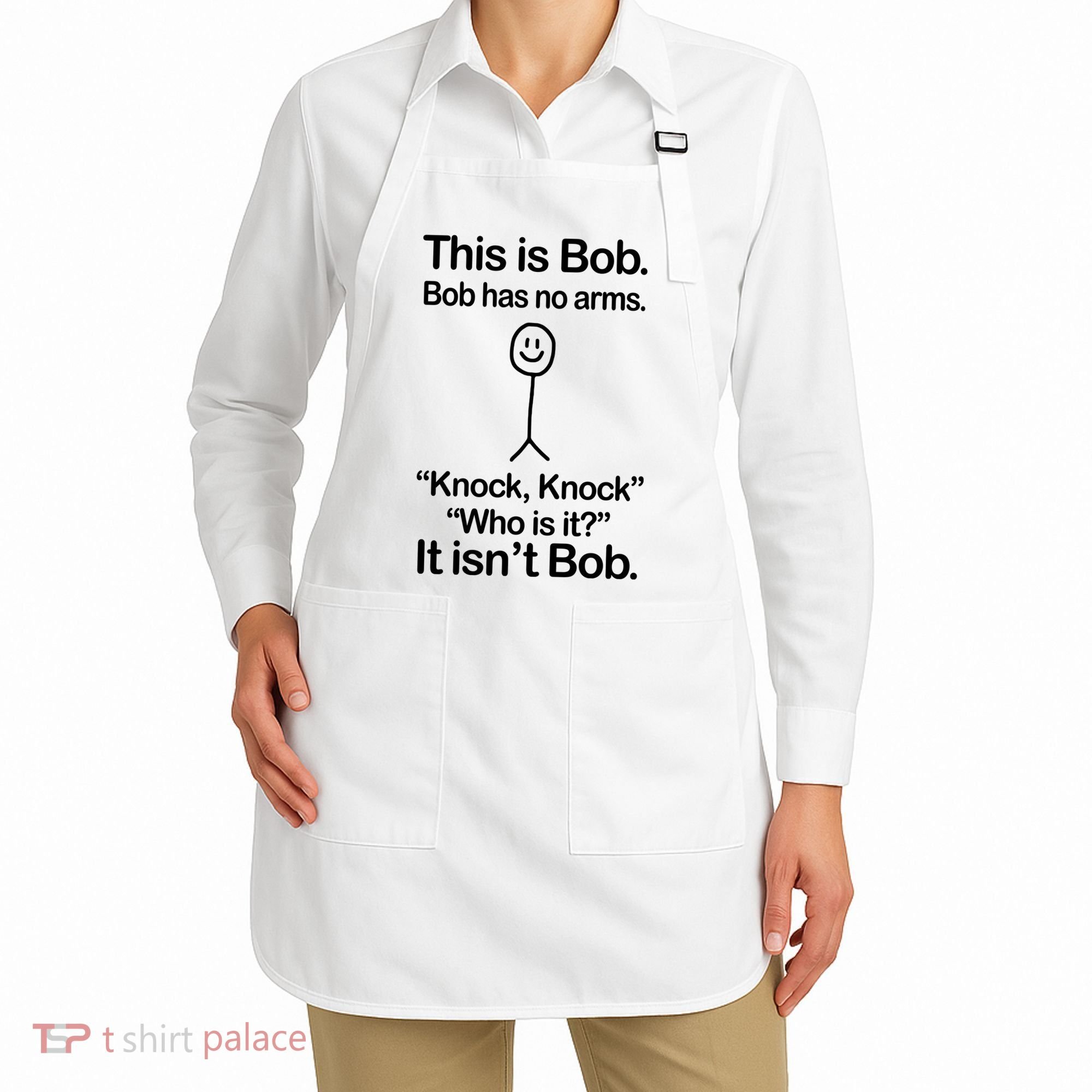 This Is Bob Knock Knock Funny Apron