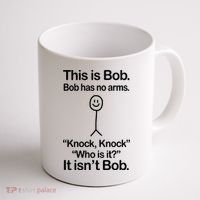 This Is Bob Knock Knock Funny Coffee Mug thumb 1