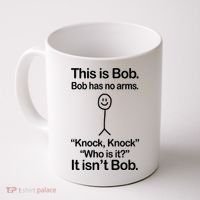 This Is Bob Knock Knock Funny Coffee Mug thumb 0