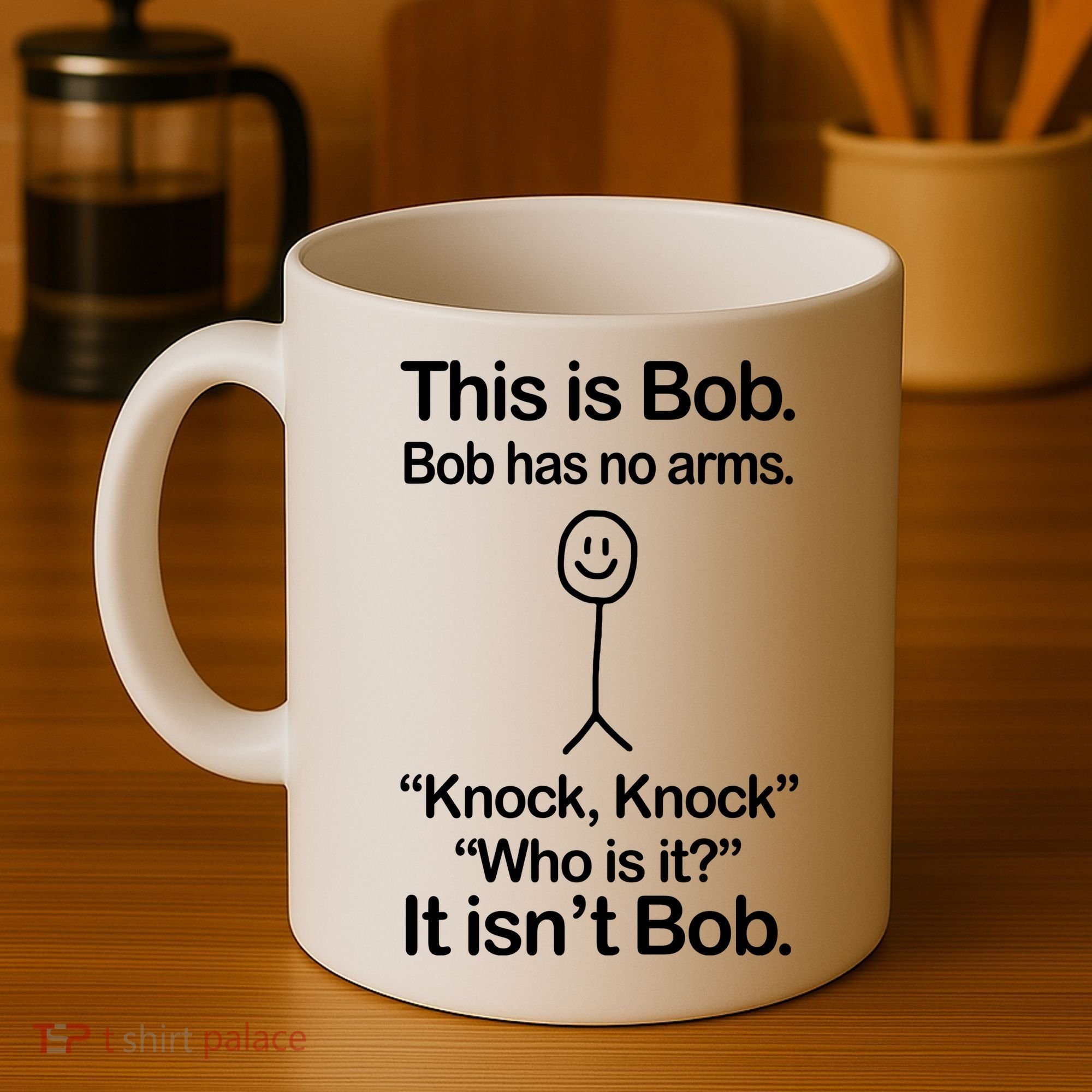 This Is Bob Knock Knock Funny Coffee Mug