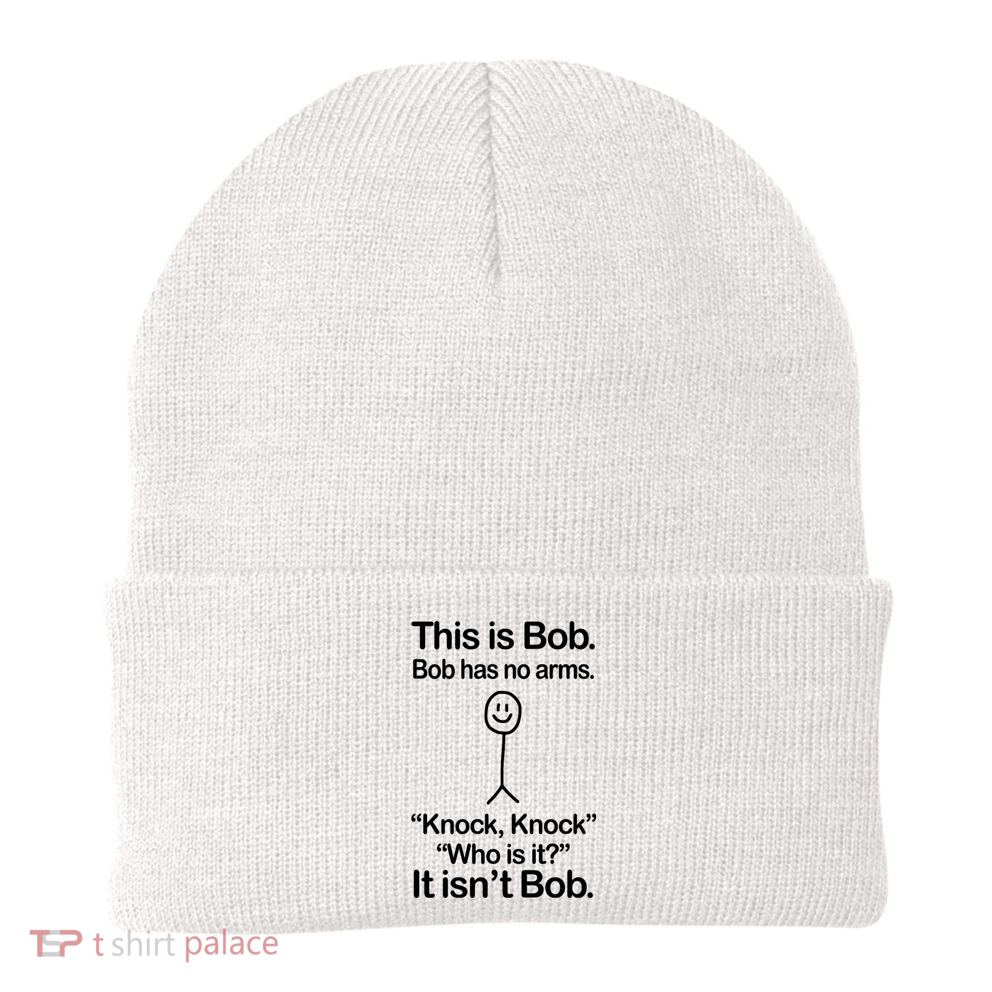 This Is Bob Knock Knock Funny Beanie