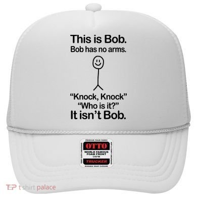 This Is Bob Knock Knock Funny Hat