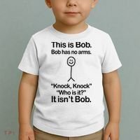 This Is Bob Knock Knock Funny Toddler T-Shirt thumb 2