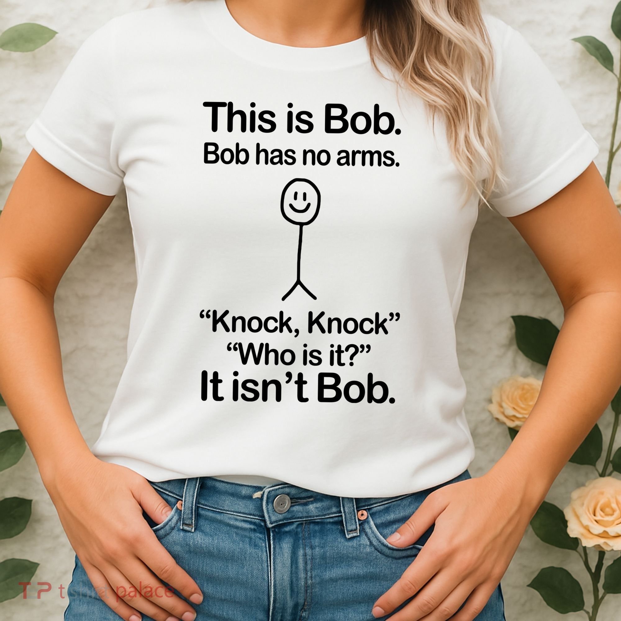This Is Bob Knock Knock Funny Women's T-Shirt
