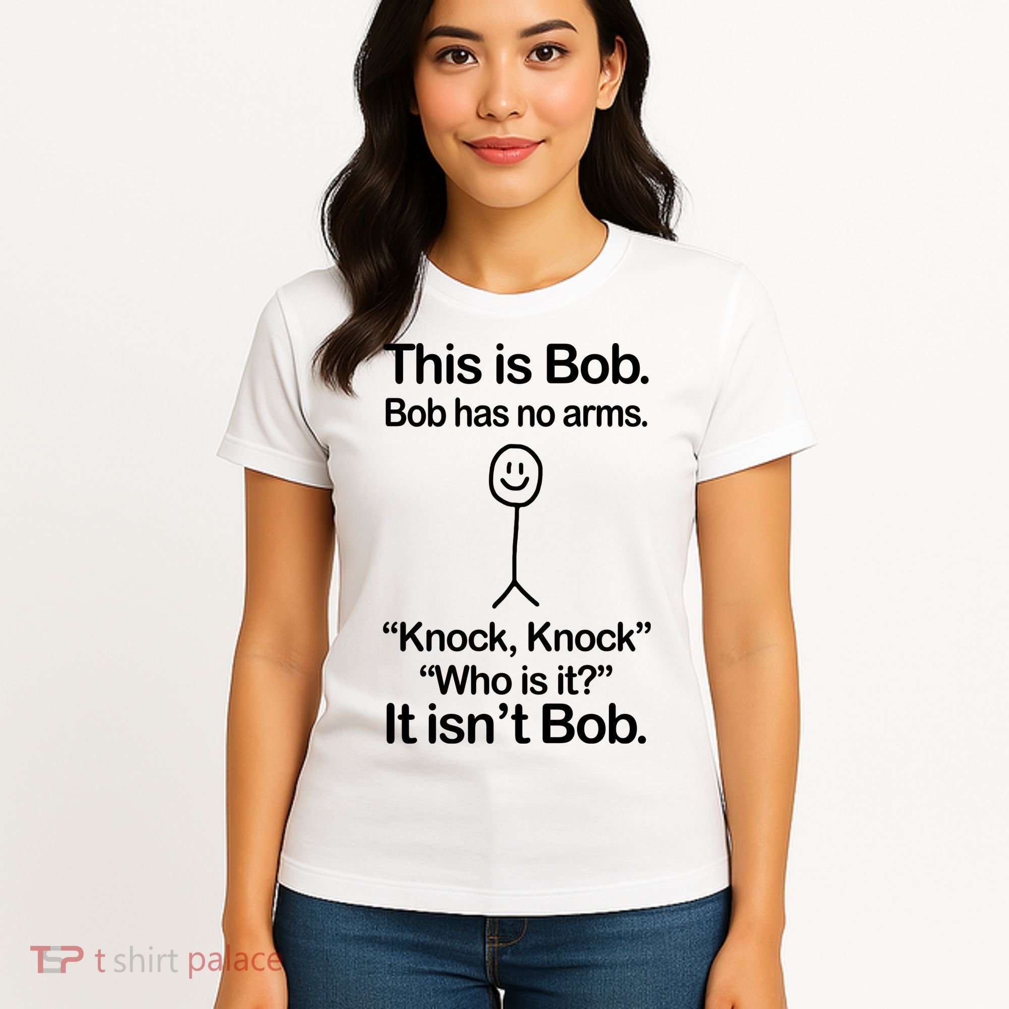 This Is Bob Knock Knock Funny Women's T-Shirt