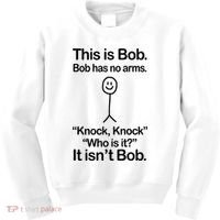 This Is Bob Knock Knock Funny Kids Sweatshirt thumb 0