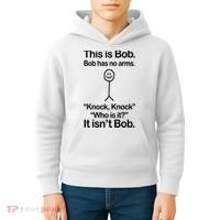 This Is Bob Knock Knock Funny Kids Hoodie thumb 4