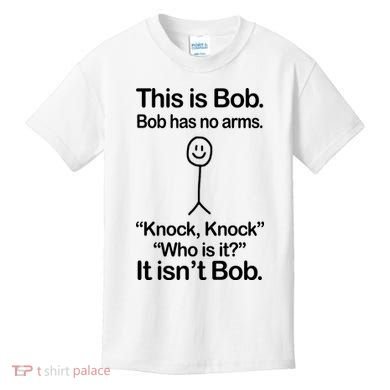 This Is Bob Knock Knock Funny Kids T-Shirt