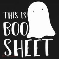 This Is Boo Sheet Ghost Retro Halloween Costume USA-Made Doggie Bandana thumb 2