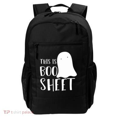 This Is Boo Sheet Ghost Retro Halloween Costume Backpack