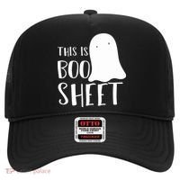 This Is Boo Sheet Ghost Retro Halloween Costume Hat thumb 0