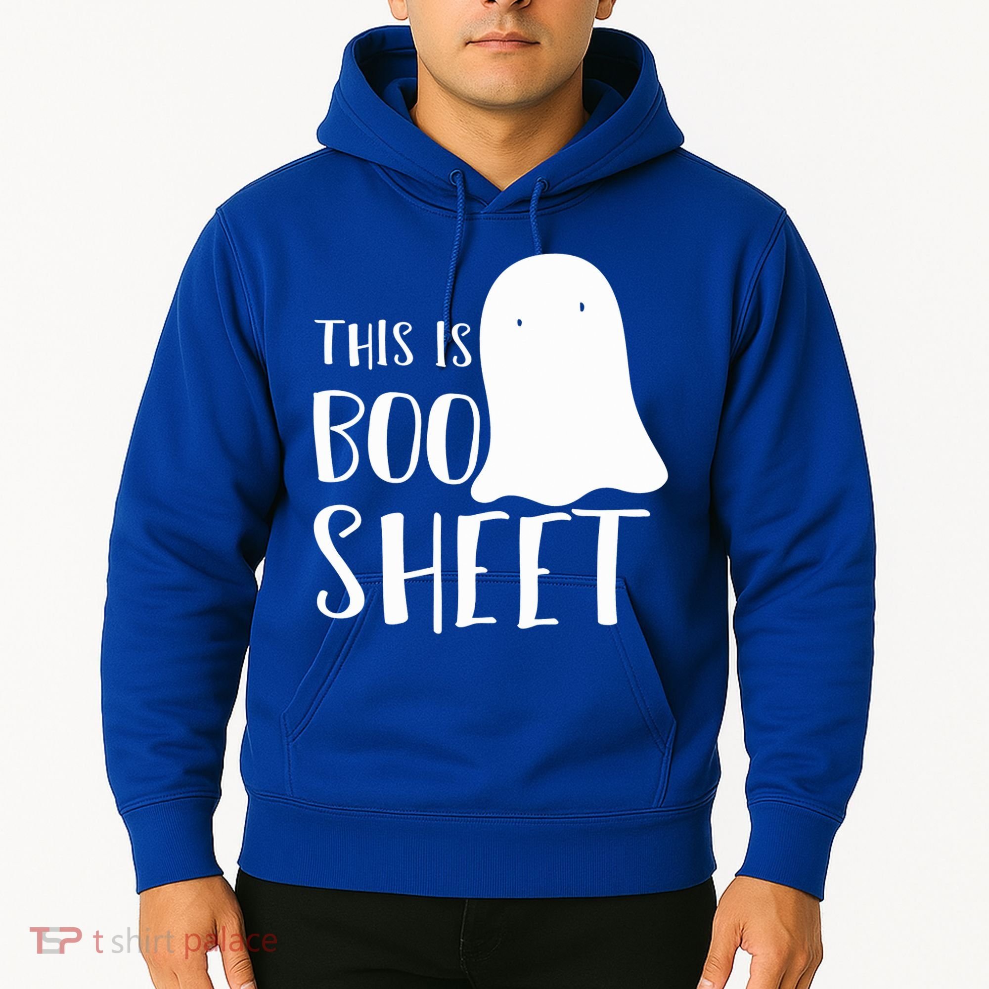 This Is Boo Sheet Ghost Retro Halloween Costume Hoodie