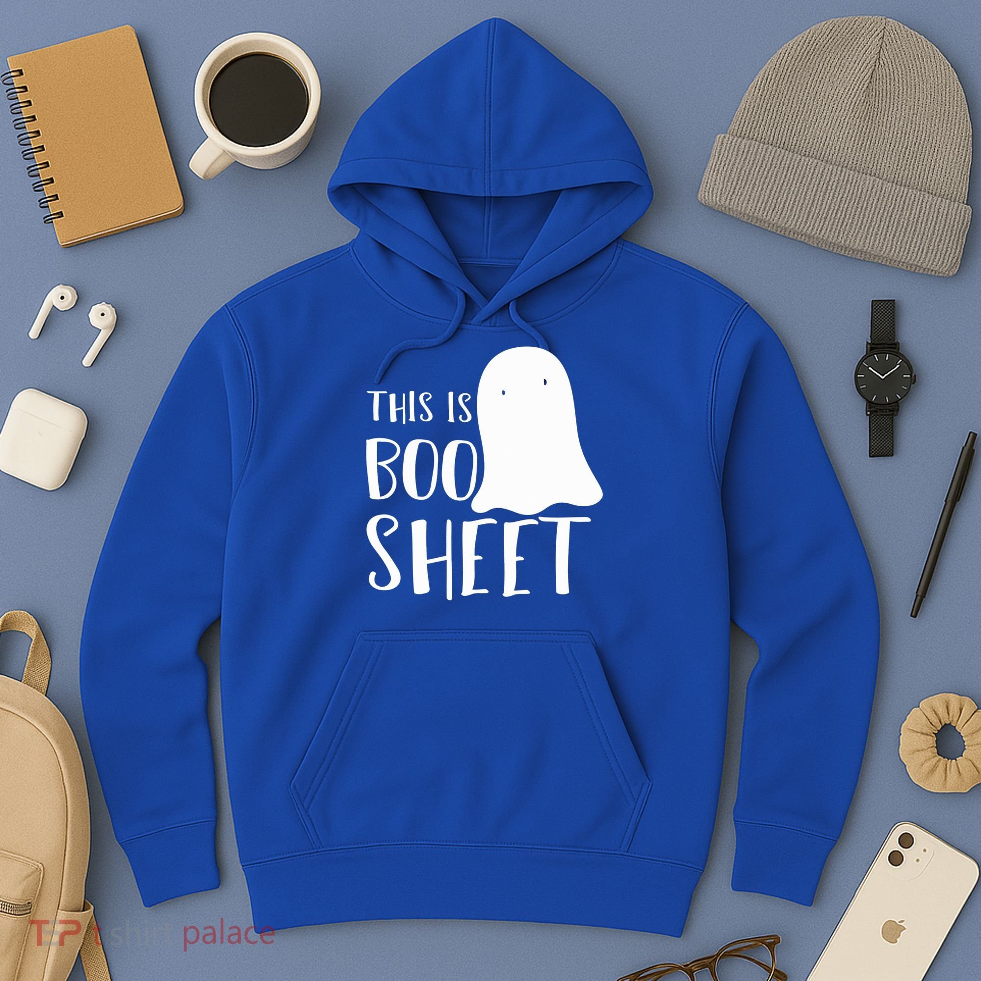 This Is Boo Sheet Ghost Retro Halloween Costume Hoodie