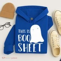 This Is Boo Sheet Ghost Retro Halloween Costume Hoodie thumb 4