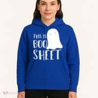 This Is Boo Sheet Ghost Retro Halloween Costume Hoodie thumb 5
