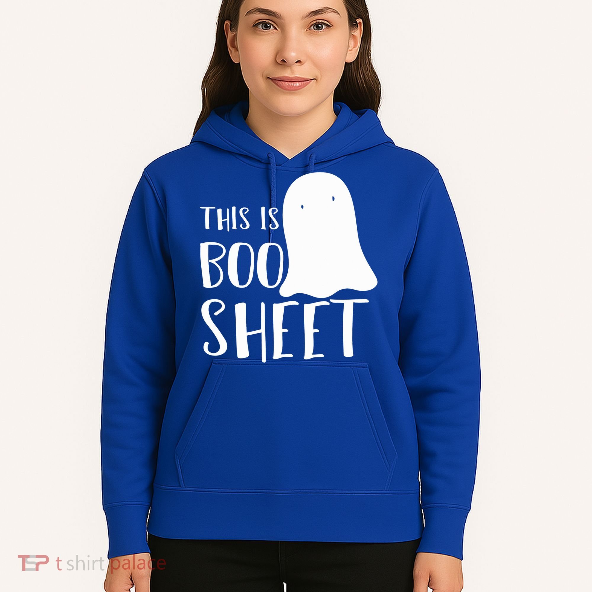 This Is Boo Sheet Ghost Retro Halloween Costume Hoodie