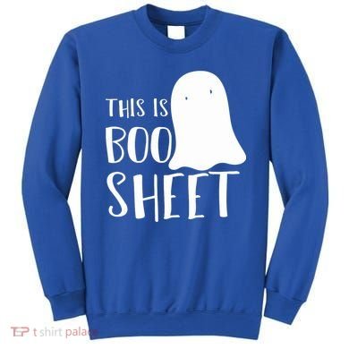 This Is Boo Sheet Ghost Retro Halloween Costume Sweatshirt