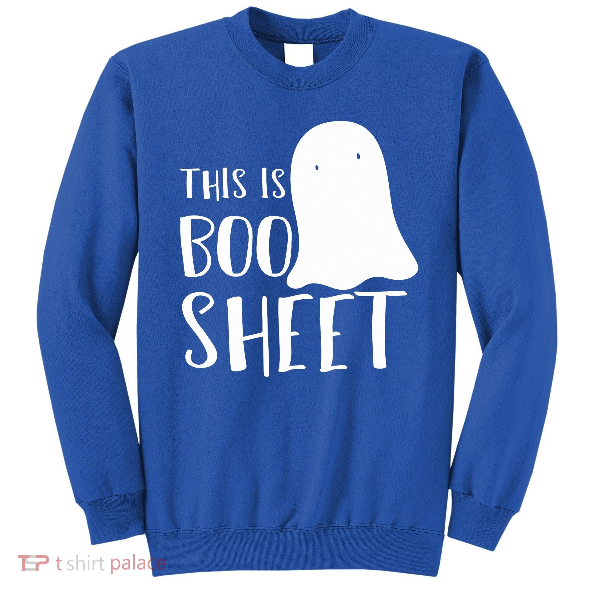 This Is Boo Sheet Ghost Retro Halloween Costume Sweatshirt