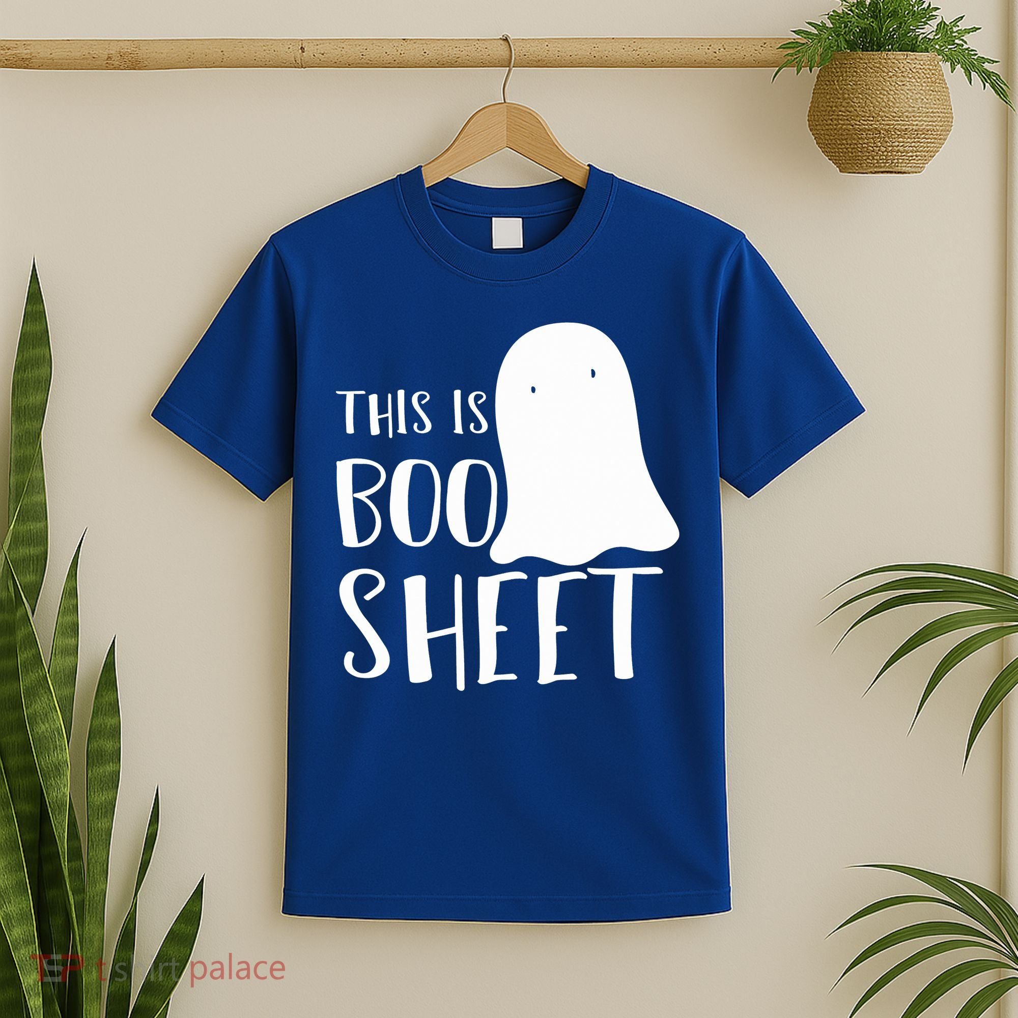 This Is Boo Sheet Ghost Retro Halloween Costume T-Shirt