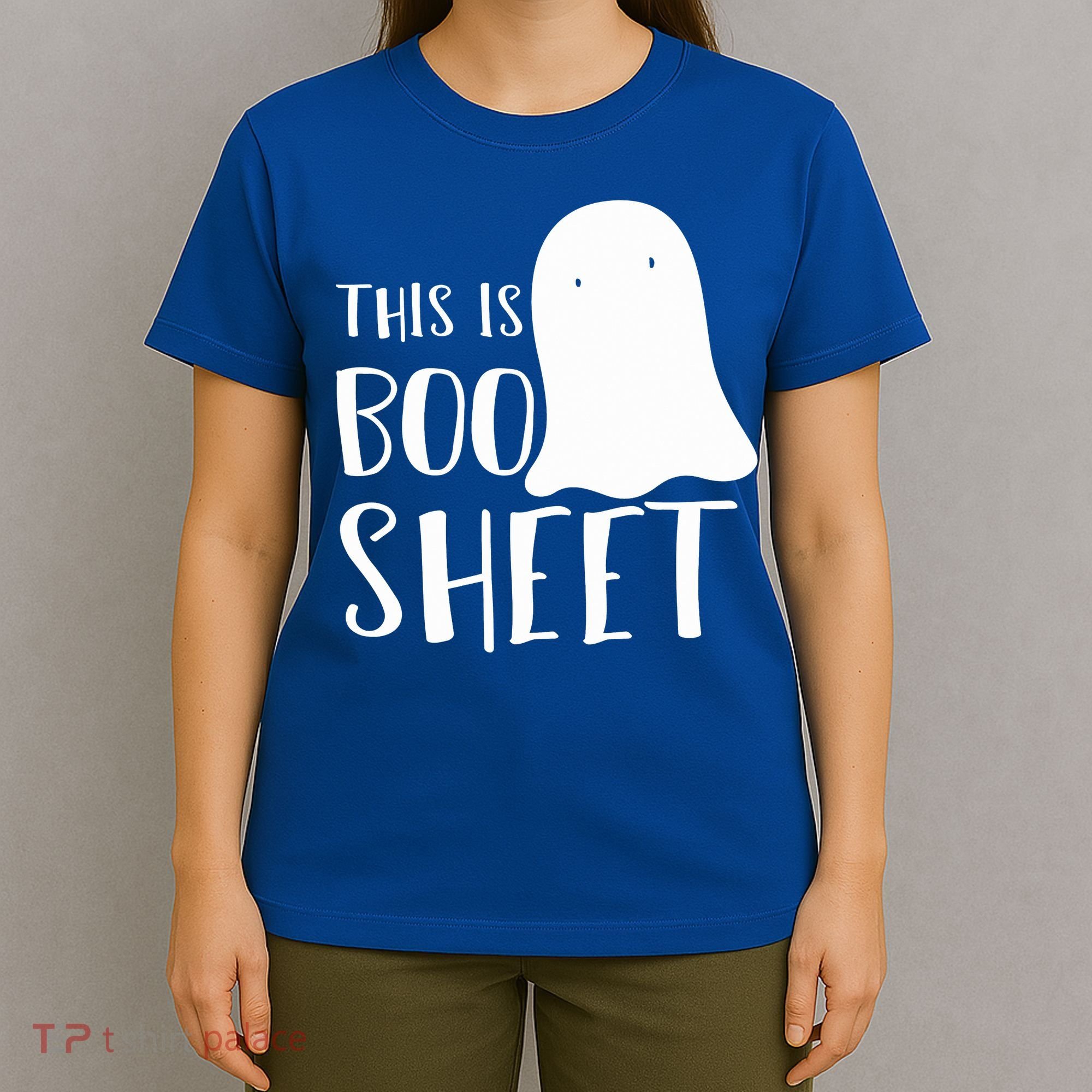 This Is Boo Sheet Ghost Retro Halloween Costume T-Shirt