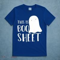 This Is Boo Sheet Ghost Retro Halloween Costume T-Shirt thumb 5