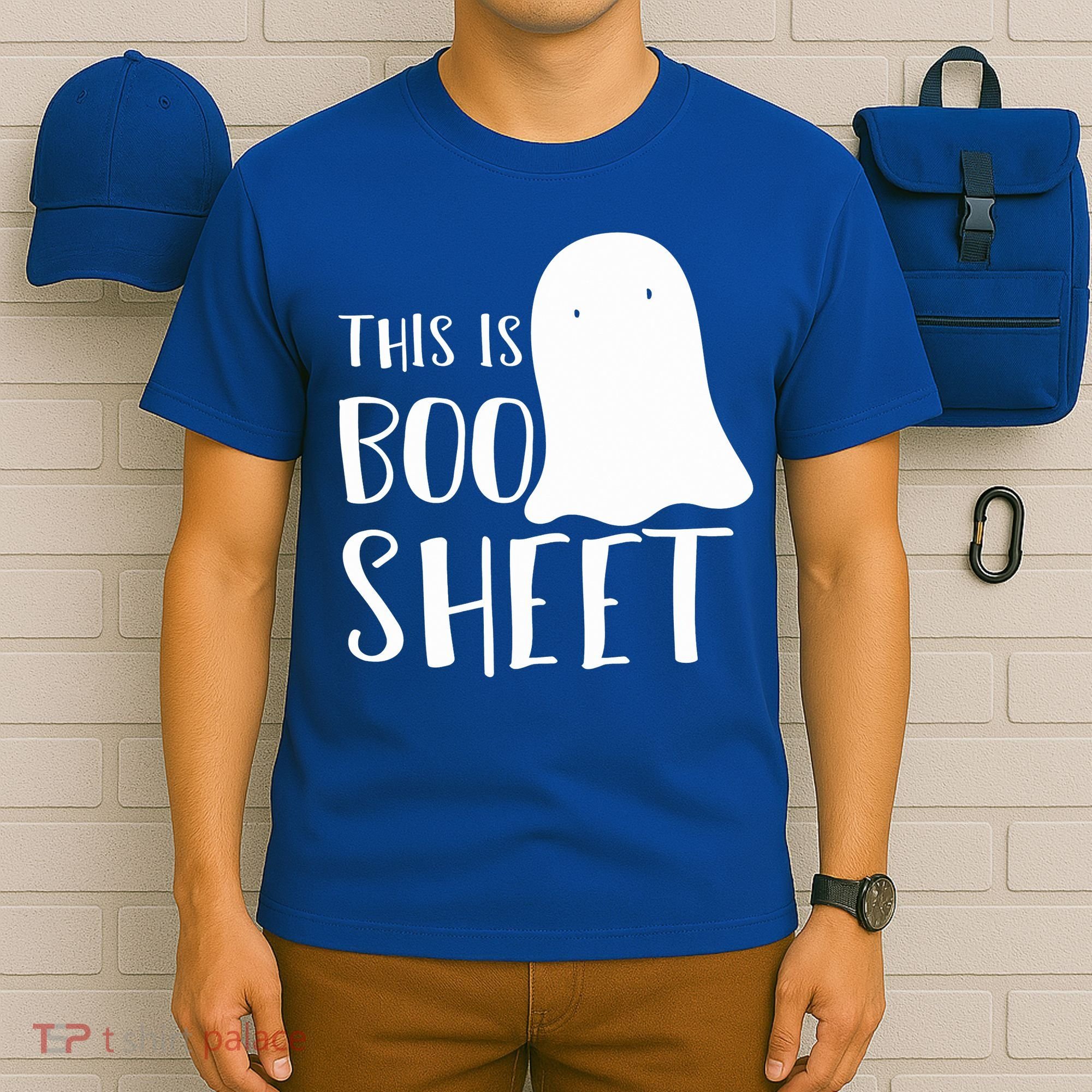 This Is Boo Sheet Ghost Retro Halloween Costume T-Shirt