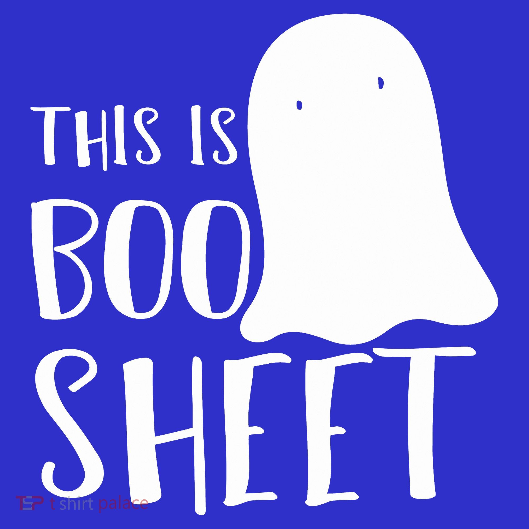 This Is Boo Sheet Ghost Retro Halloween Costume Button