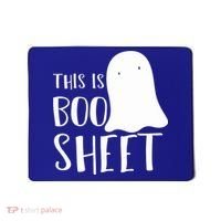 This Is Boo Sheet Ghost Retro Halloween Costume Mousepad thumb 0