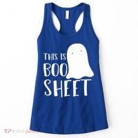 This Is Boo Sheet Ghost Retro Halloween Costume Women's Tank Top thumb 0