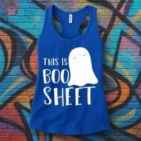 This Is Boo Sheet Ghost Retro Halloween Costume Women's Tank Top thumb 3
