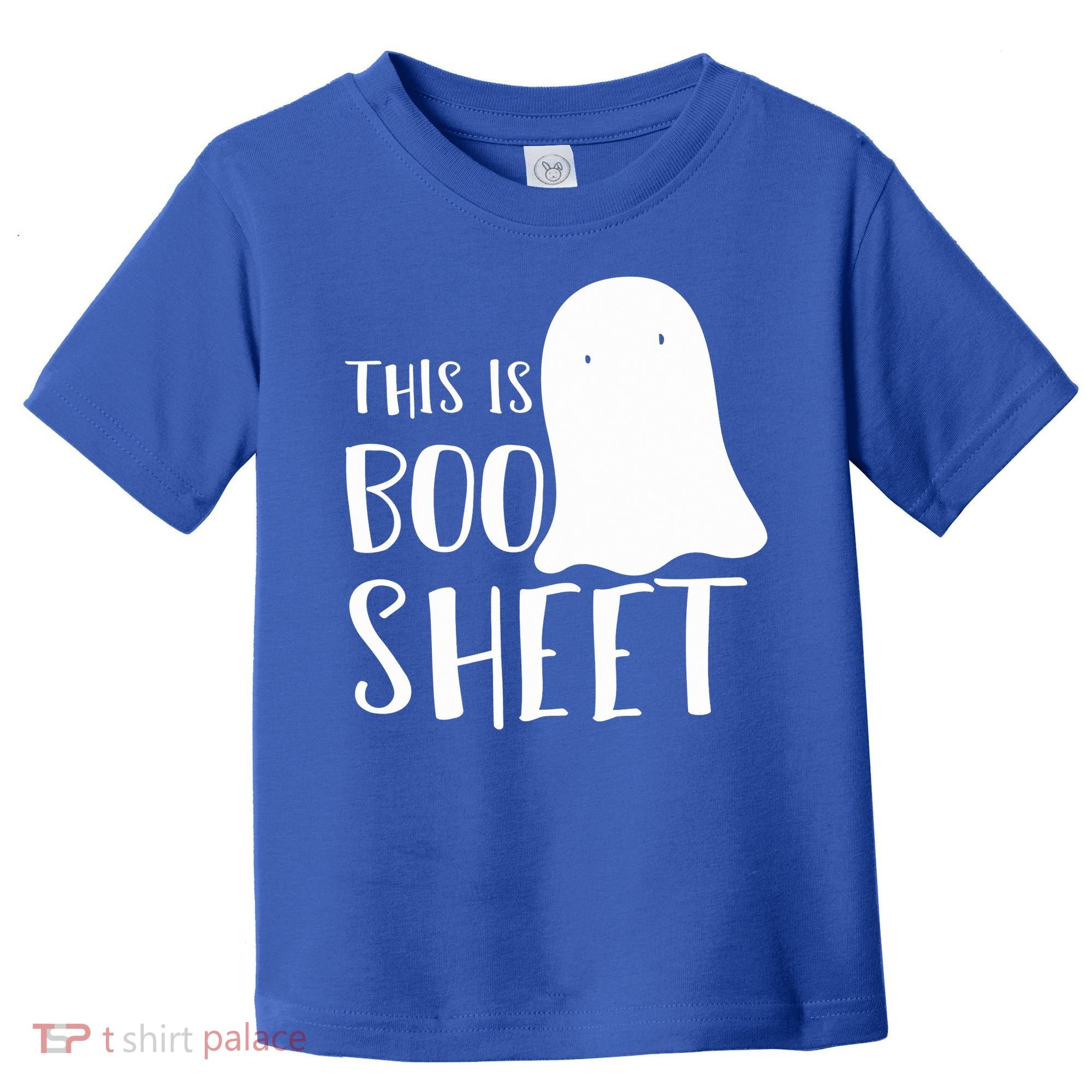 This Is Boo Sheet Ghost Retro Halloween Costume Toddler T-Shirt