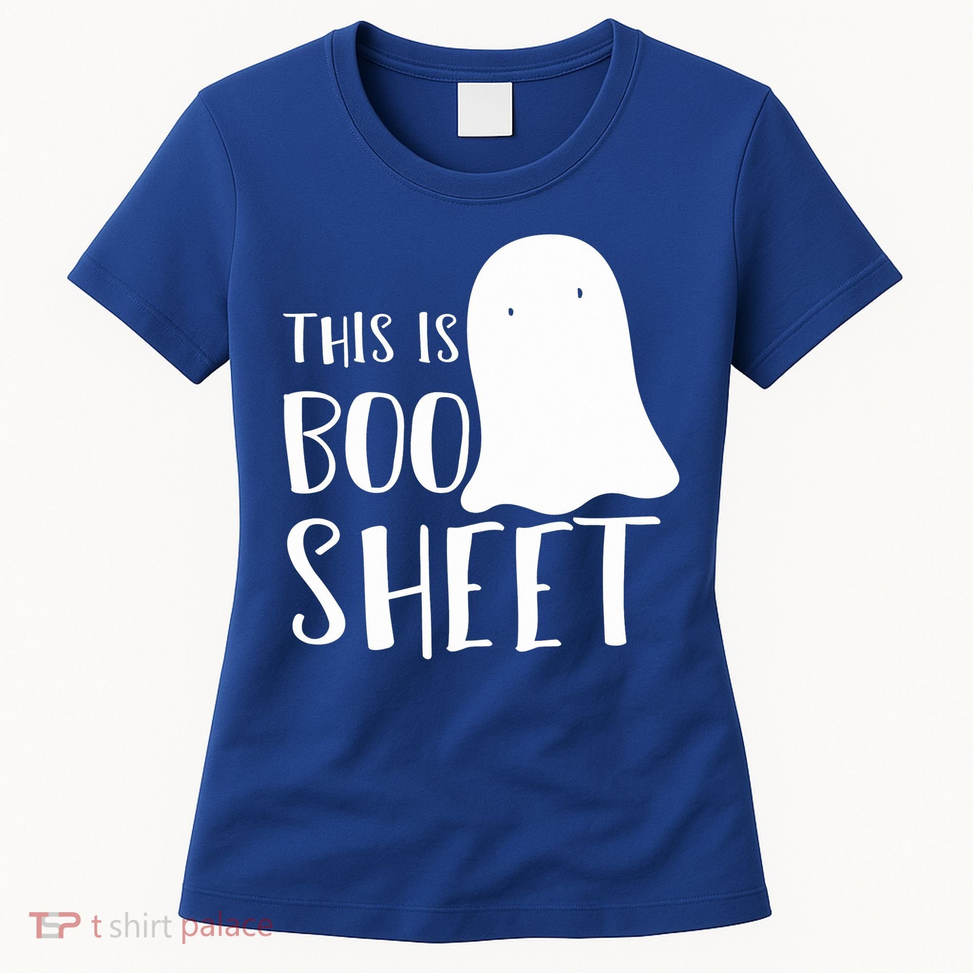 This Is Boo Sheet Ghost Retro Halloween Costume Women's T-Shirt